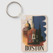ヴィンテージボストンマサチューセッツ州ポールリバーズライド キーホルダー (正面)