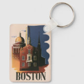 ヴィンテージボストンマサチューセッツ州ポールリバーズライド キーホルダー (裏面)