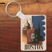 ヴィンテージボストンマサチューセッツ州ポールリバーズライド キーホルダー (正面)