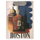 ヴィンテージボストンマサチューセッツ州ポールリバーズライド クリップボード (正面)
