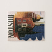 ヴィンテージボストンマサチューセッツ州ポールリバーズライド ジグソーパズル (横)