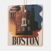 ヴィンテージボストンマサチューセッツ州ポールリバーズライド セラミックオーナメント (左)