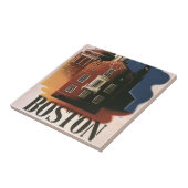 ヴィンテージボストンマサチューセッツ州ポールリバーズライド タイル (側面)