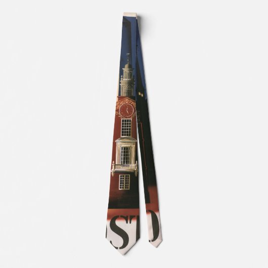 ヴィンテージボストンマサチューセッツ州ポールリバーズライド ネクタイ (正面)