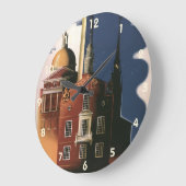 ヴィンテージボストンマサチューセッツ州ポールリバーズライド ラージ壁時計 (傾斜)