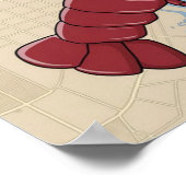 ヴィンテージボストンマサチューセッツ州、ようこそボストン ポスター (角)