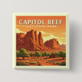 ヴィンテージボストンマサチューセッツ 缶バッジ (正面)