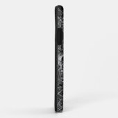 ヴィンテージボストン白黒マップiPhoneケース Case-Mate iPhoneケース (裏面/右)