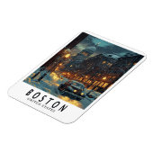 ヴィンテージボストン マグネット (左側)