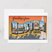 ヴィンテージボストン、MAポストカード ポストカード (正面/裏面)