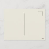 ヴィンテージボタニカルイラストレーションホリディハガキ シーズンポストカード (裏面)