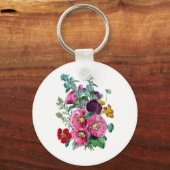 ヴィンテージボタニカルイラストレーション キーホルダー (正面)