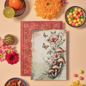 ヴィンテージボタニカルウィススクラップブック紙