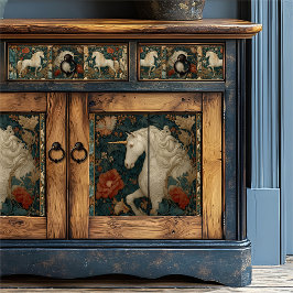 ヴィンテージボタニカルウィリアムスタイルユニコーン 薄葉紙