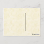 ヴィンテージボタニカルカタルパツリーイラストレーション ポストカード (裏面)