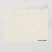 ヴィンテージボタニカルカーネーションイラストレーション ポストカード (裏面)