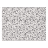 ヴィンテージボタニカルガーデンバニー蝶イースター テーブルクロス (正面(横))