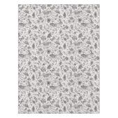 ヴィンテージボタニカルガーデンバニー蝶イースター テーブルクロス (正面)