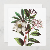 ヴィンテージボタニカルクリスマスバラフラワーブーケ (正面/裏面)