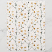 ヴィンテージボタニカルチニーフローラブライダルシャワービンゴ (裏面)