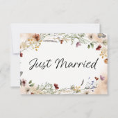 ヴィンテージボタニカルチニ結婚フローラたった今結婚しました (正面)