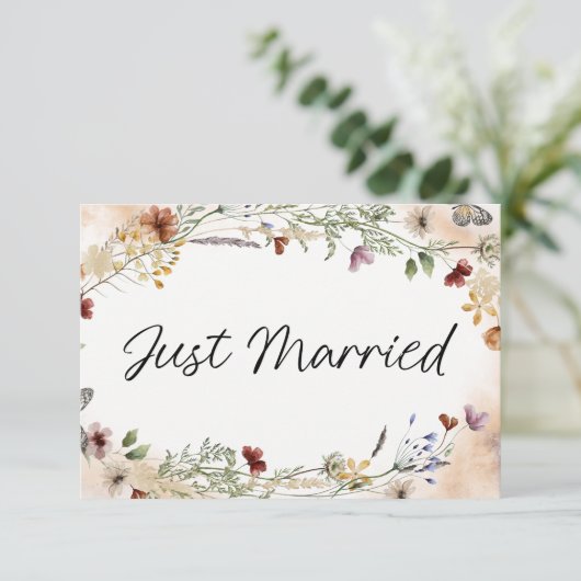 ヴィンテージボタニカルチニ結婚フローラたった今結婚しました (スタンド正面)