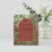 ヴィンテージボタニカルテラコッタ花模様アーチ結婚ズ (スタンド正面)