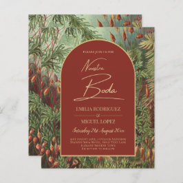 ヴィンテージボタニカルテラコッタ花模様アーチ結婚ズ