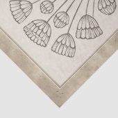 ヴィンテージボタニカルデイジーフラワーパーチメントデコパージュ 薄葉紙 (詳細)