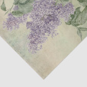 ヴィンテージボタニカルパープル薄紫シロガバルガリス 薄葉紙 (詳細)