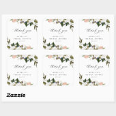 ヴィンテージボタニカルフローラありがとう スクエアシール (シート)