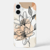 ヴィンテージボタニカルボホミニマリスト美植物 Case-Mate iPhoneケース (裏面)