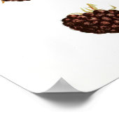 ヴィンテージボタニカルポスター – Raspberry ポスター (角)