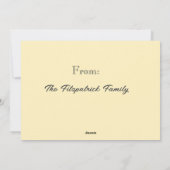 ヴィンテージボタニカルリリーフローラハッピーイースター シーズンカード (裏面)