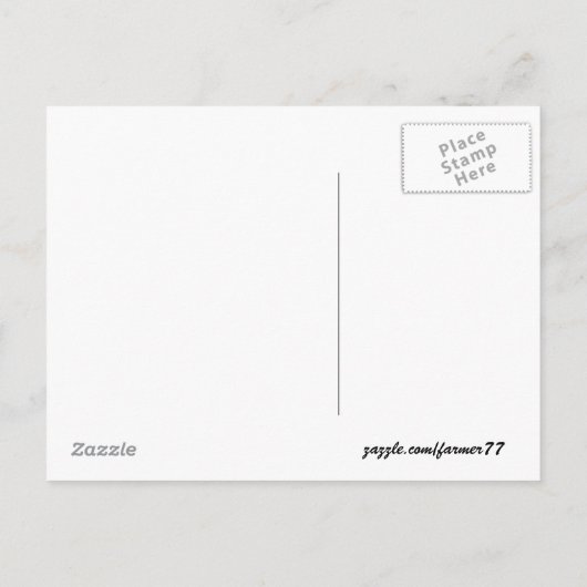 ヴィンテージボタニカル日付はがきを保存 案内ポストカード (裏面)