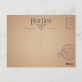 ヴィンテージボタニカル – フレイジアパーペチュアルアナナス ポストカード (裏面)