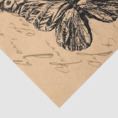 ヴィンテージボタニッグランジク蝶トンボ 薄葉紙 (詳細)