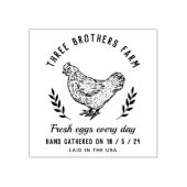 ヴィンテージボタニッ素朴ク卵カートンファームハウス ラバースタンプ (インプリント)