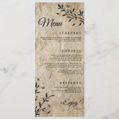 ヴィンテージボタニッ結婚クのディナーメニュー メニュー (正面)