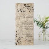 ヴィンテージボタニッ結婚クのディナーメニュー メニュー (スタンド正面)