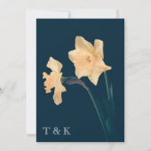 ヴィンテージボタニッ結婚クススイート 招待状 (裏面)