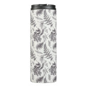 ヴィンテージボタニーとバタフライパターン タンブラー (裏面)