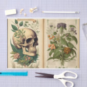 ヴィンテージボタニーとボーンズの本3 Decopage 薄葉紙 (クラフト)