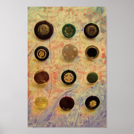 ヴィンテージボタン ポスター (正面)