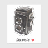 ヴィンテージボックスフィルムカメラシール シール (シート)