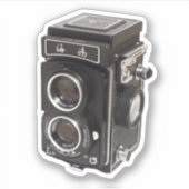 ヴィンテージボックスフィルムカメラシール シール (正面)