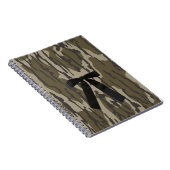 ヴィンテージボトムランド迷彩柄キュートブラックボウ迷彩柄 ノートブック (右側)