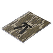 ヴィンテージボトムランド迷彩柄キュートブラックボウ迷彩柄 ノートブック (左側)