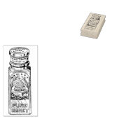 ヴィンテージボトルのハニーラバーアートスタンプ ラバースタンプ (押印)