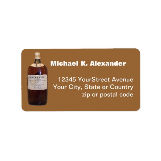 ヴィンテージボトルスコッチウィスキー ラベル (正面)
